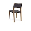 Classic Home Orlando ORLANDO DINING CHAIR BLACK/LIGHT BROWN