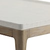 Uttermost Accent Furniture WHITE LINEN COFFEE TABLE