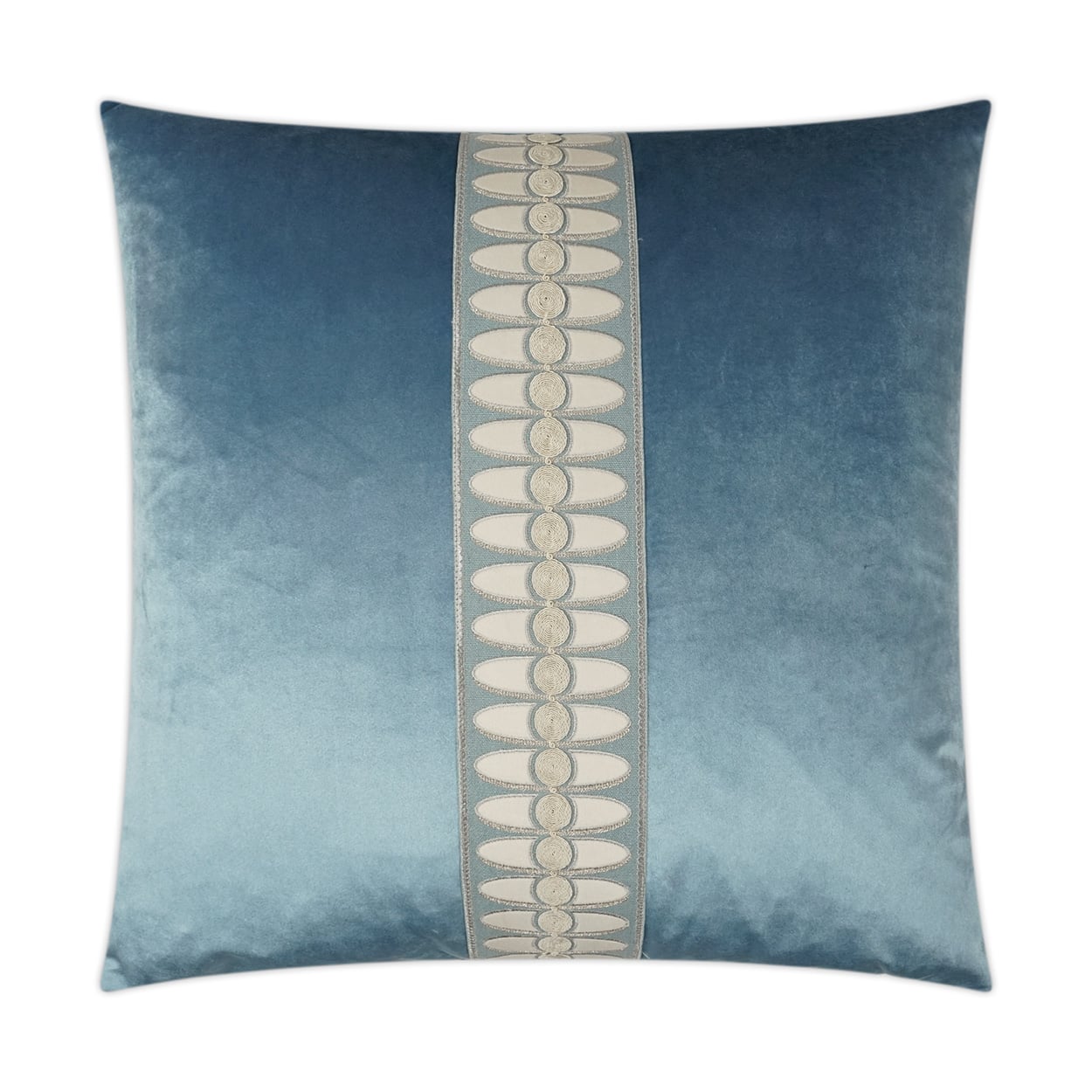 Mati Velvet-Chambray 22" Pillow