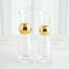 Global Views Glass Ware (Food Grade) Metallic Orb Carafe-Gold-Lg