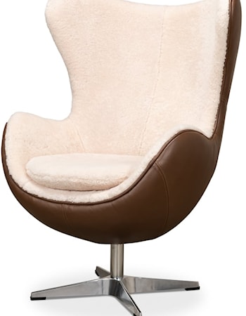 Jacobean Mid 20th Century Egg Chair