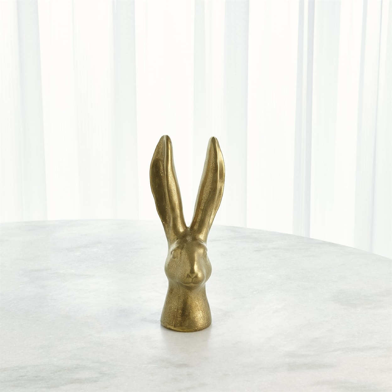 Global Views Sculptures by Global Views Rabbit-Reactive Matte Gold-Sm