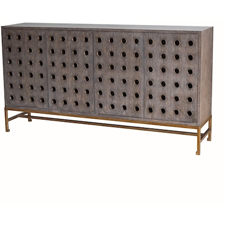 PERFORATED SIDEBOARD- MIDNIGHT
