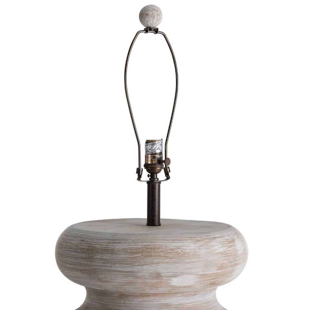 Gabby Table Lamps Claudius Table Lamp - Whitewashed