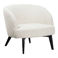 Kaman Occasional Chair in Off White