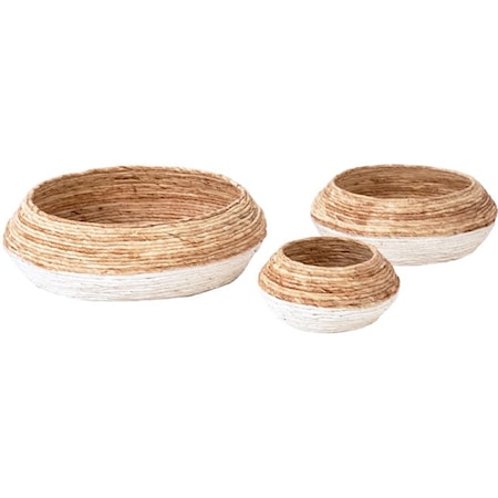 Abaca Basket Set Of 3