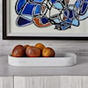 Uttermost Accessories BIG PILL BOWL/TRAY - WHITE MARBLE