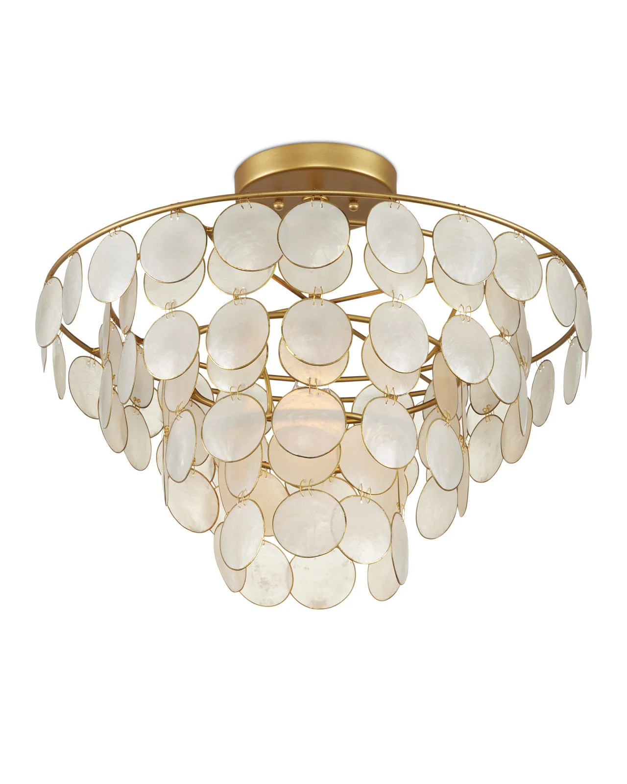 Currey & Co Currey & Co Bon Vivant Small Semi-Flush Mount