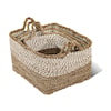Ibolili Baskets and Sets BANANA LEAF SIMONE BASKET, RECT- S/3