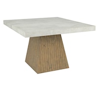 Ridley 47" Square Dining Table Natural/Antique White