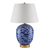 Currey & Co Lighting Table Lamps Nami Blue Table Lamp