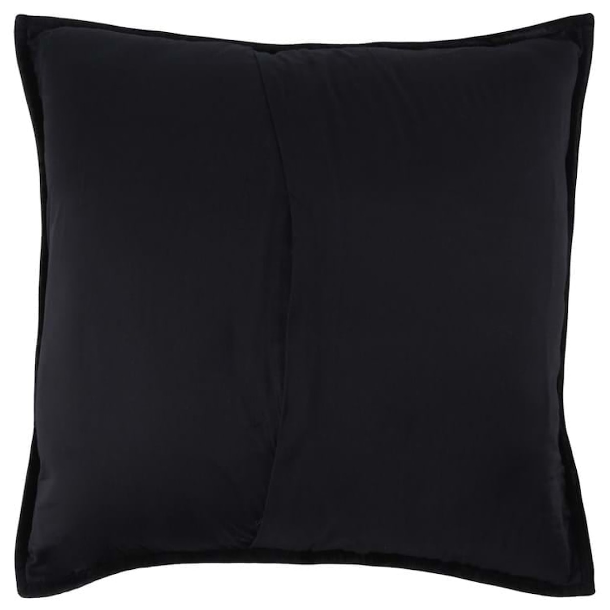 Classic Home Bedding BARI VELVET ONYX EURO SHAM