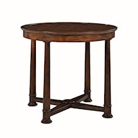 OGEE EDGE, ROUND SIDE TABLE- COUNTRY