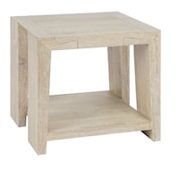 TROY END TABLE WHITE