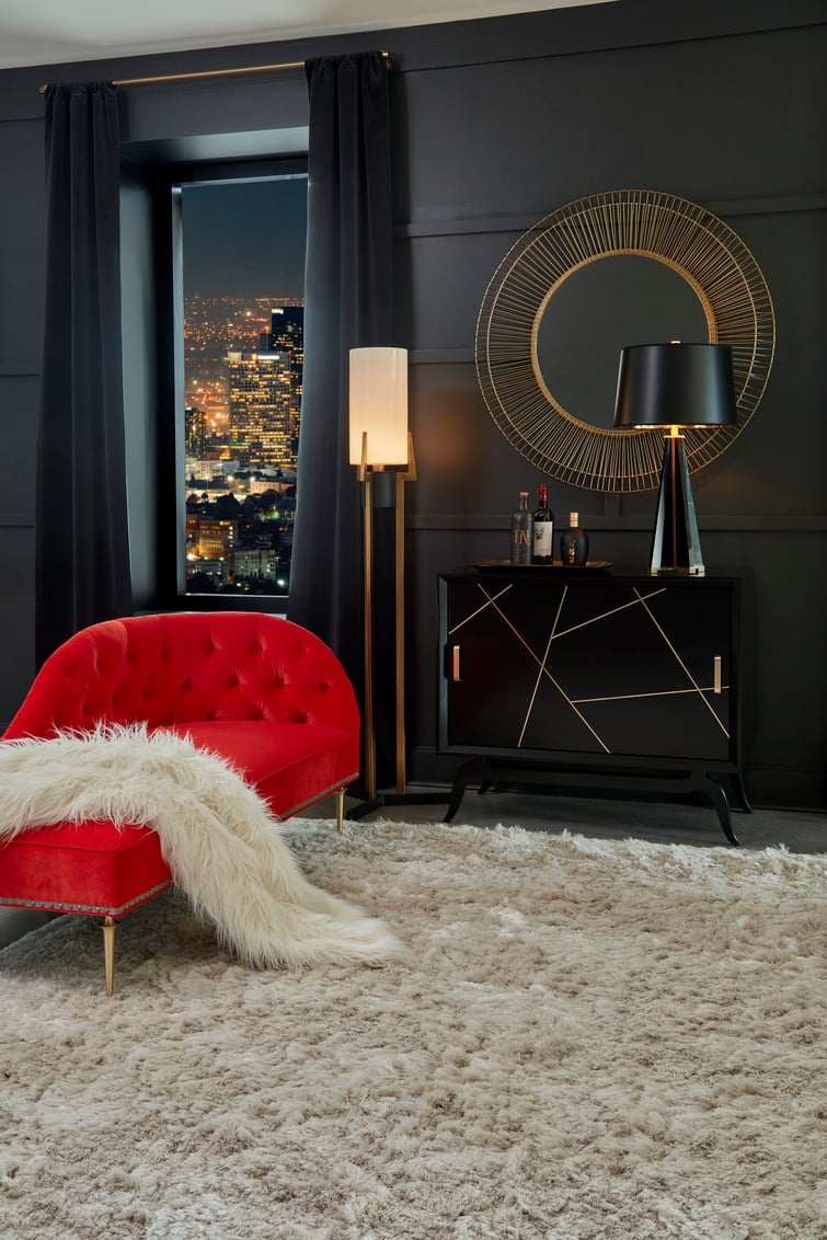 Wildwood Lamps Lighting Irvine Floor Lamp