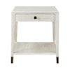 Theodore Alexander Breeze Pine Side Table with Storage