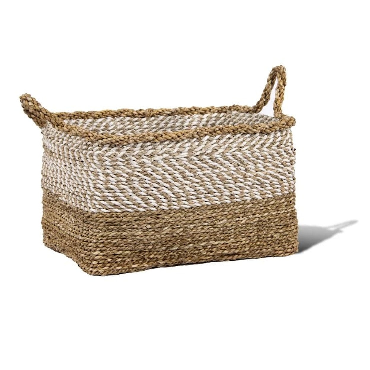 Ibolili Baskets and Sets BANANA LEAF SIMONE BASKET, RECT- S/3