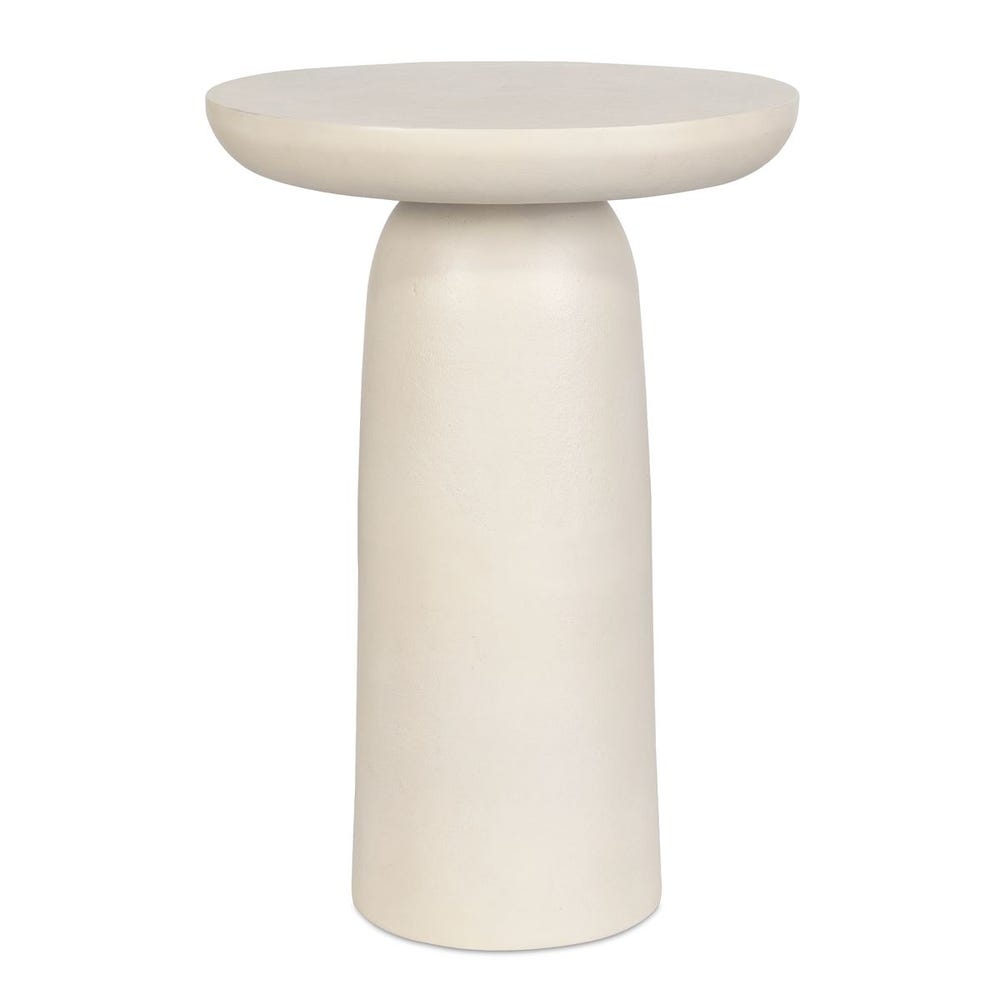 Joppa Outdoor Accent Table, Warm White