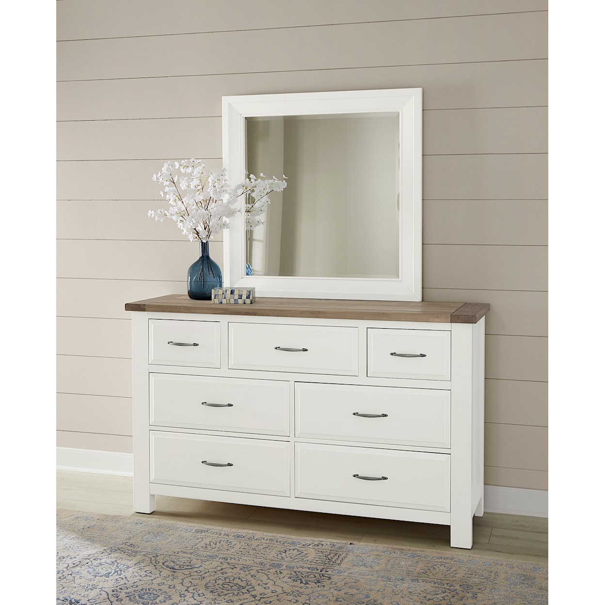 Vaughan Bassett Maple Road Dresser Mirrors