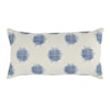 Classic Home Pillows AD LINCOLN IVORY/BLUE 14X26