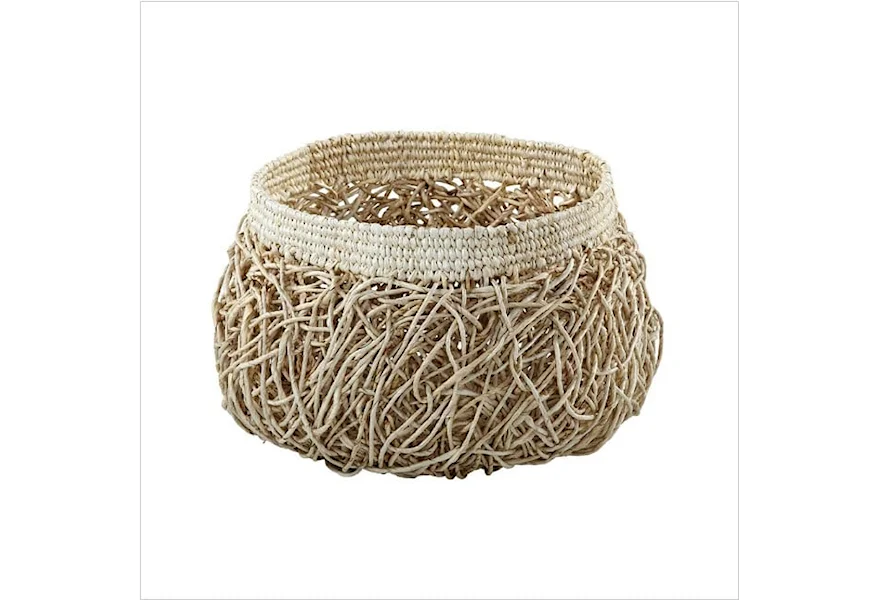 Accessories Bea Basket by Dovetail Furniture at Jacksonville Furniture Mart