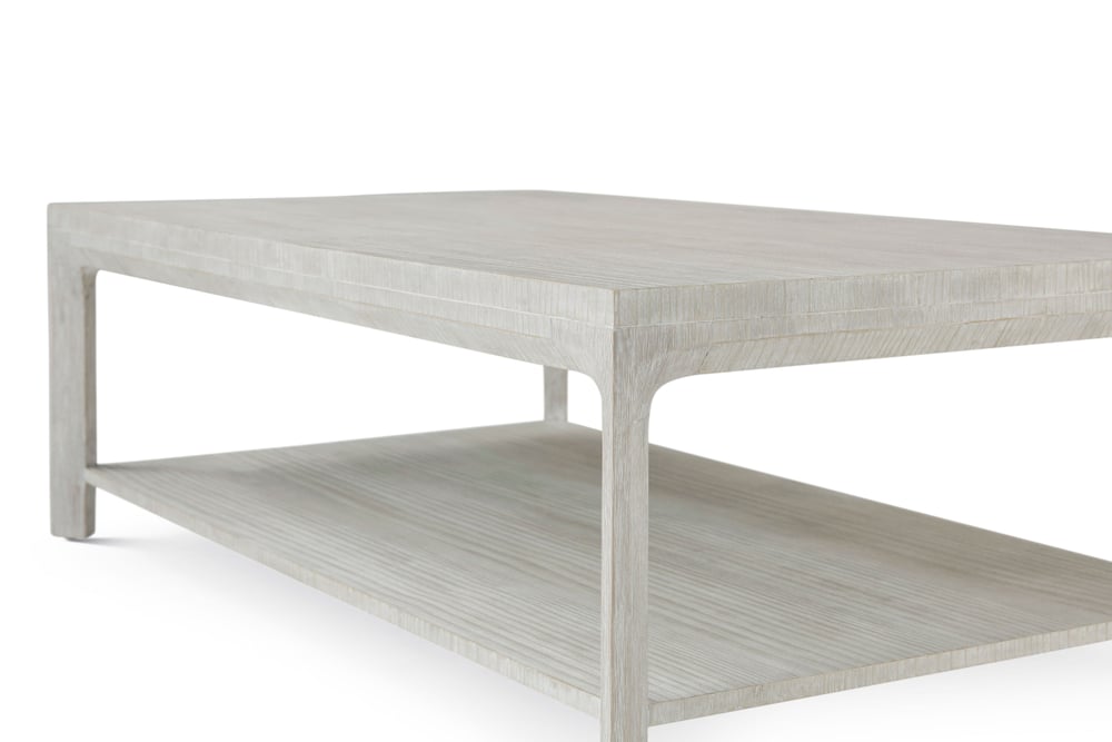 Theodore Alexander Breeze Cocktail Table with Shelving