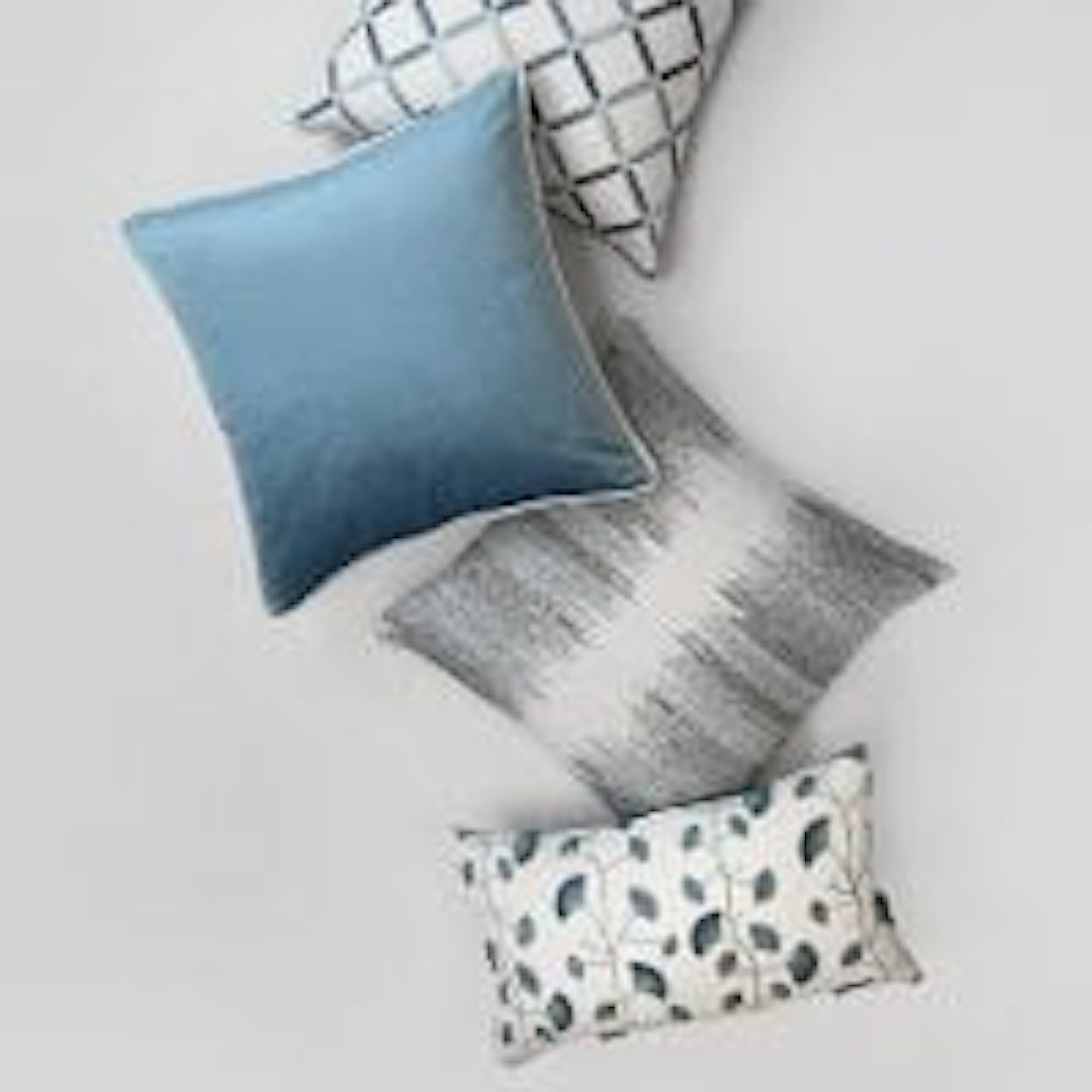 D.V. KAP Home Indoor Pillows 24" DARLING CHAMBRAY PILLOW