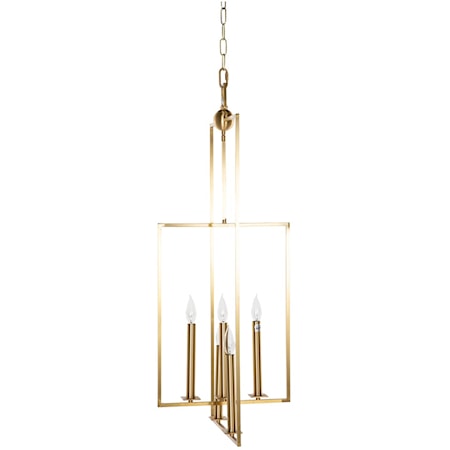 RODERICK CHANDELIER- BRASS