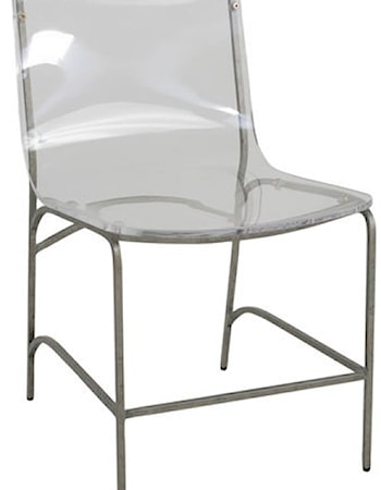 PENELOPE DINING CHAIR- SILVER
