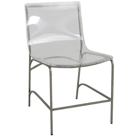 PENELOPE DINING CHAIR- SILVER