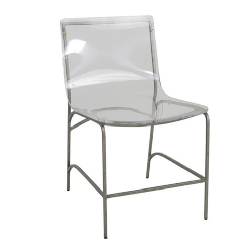PENELOPE DINING CHAIR- SILVER