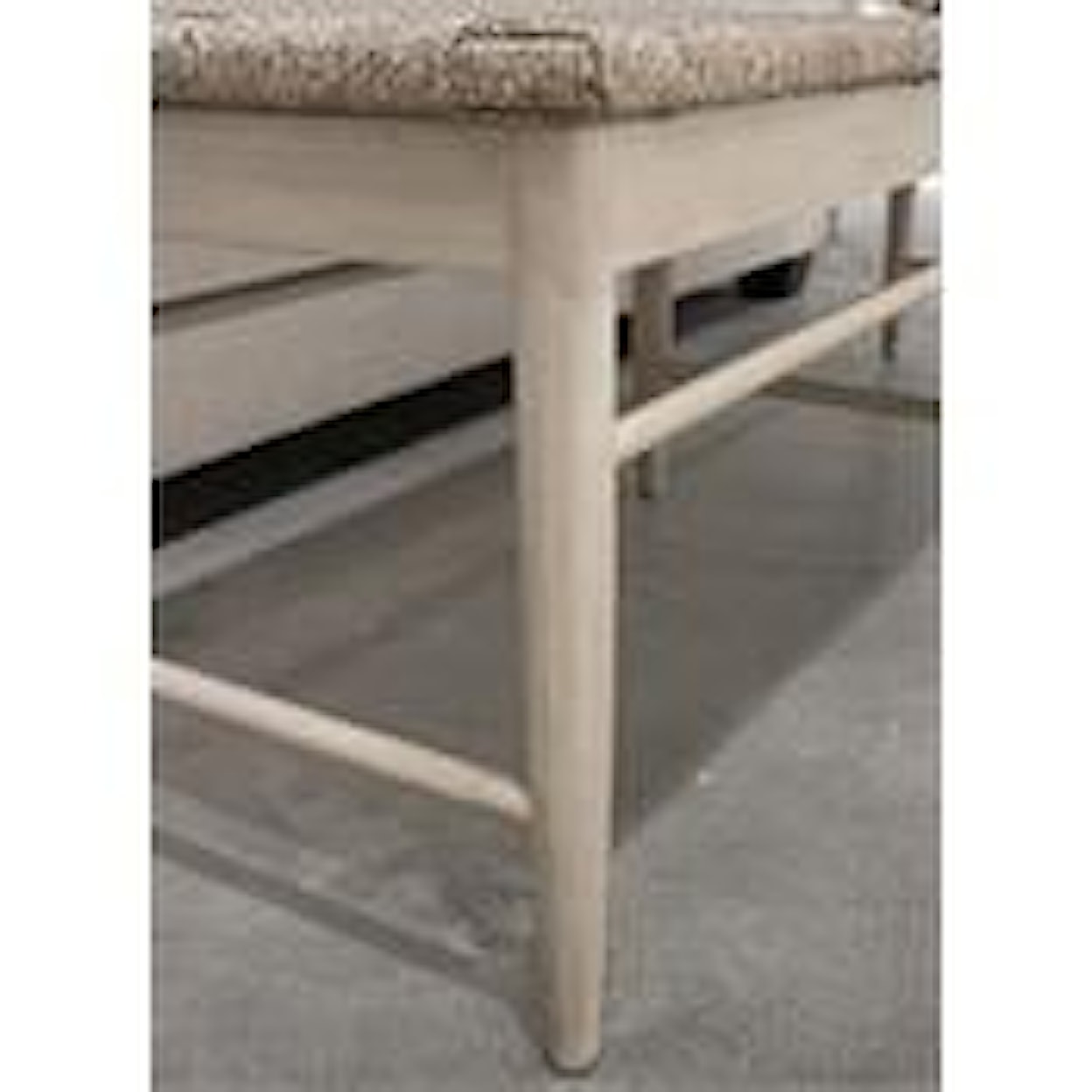 Riverside Furniture Laguna Rush Seat Dining Bench