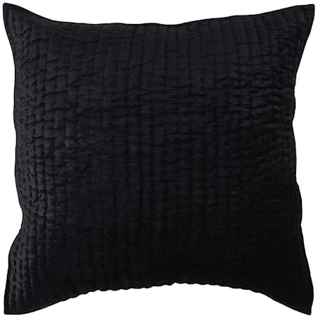 BARI VELVET ONYX EURO SHAM