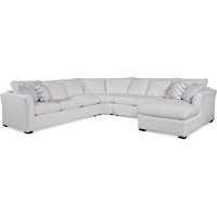 Bridgeport Sectional with Topstitching (4PC)