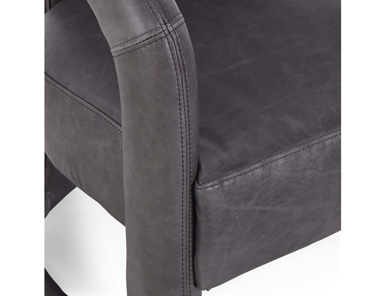 Classic Home Archie 53051592 Archie Distressed Leather Accent Chair
