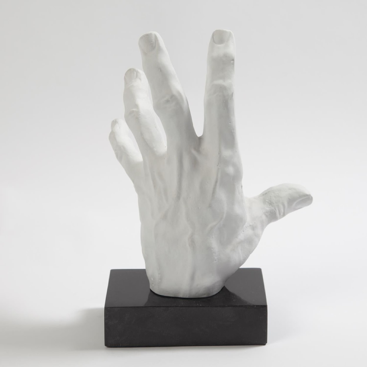Global Views Sculptures by Global Views HAND OPEN-MATTE WHITE