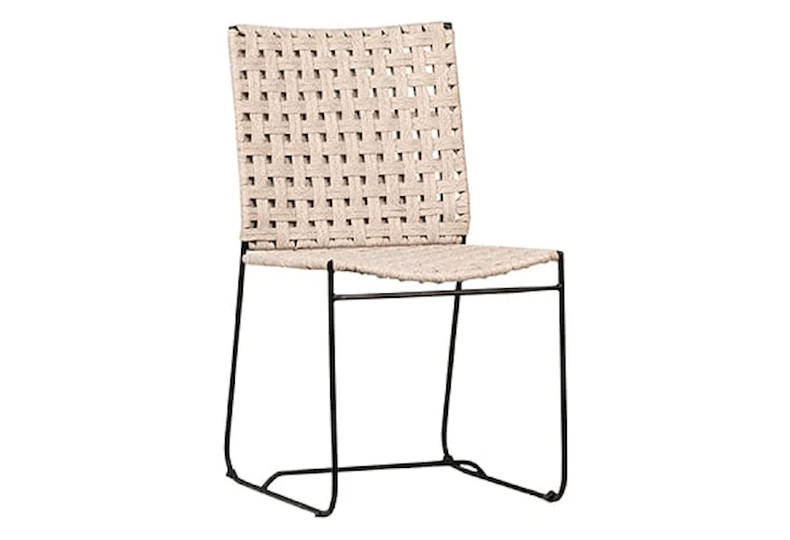 Outdoor Ezra Dining Chair by Dovetail Furniture at Jacksonville Furniture Mart