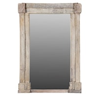 ALTA FLOOR MIRROR BLEACHED WHITE