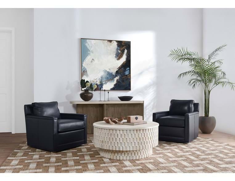 Classic Home Coffee Tables Norwood Mango Wood 40" Round Coffee Table