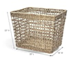 Ibolili Baskets and Sets SHIP KNOT LAUNDRY BASKET, RECT