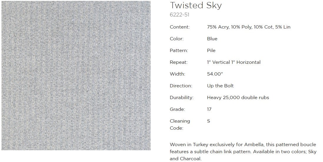 Ambella Home Collection Upholstery Scoop Swivel Chair