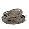 Ibolili Baskets and Sets FRENCH GRAY MORGAN TRAY, RND