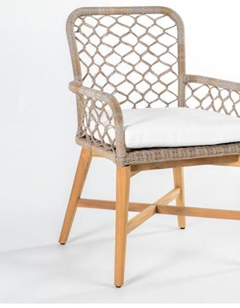 PAULO OUTDOOR DINING CHAIR GRAY