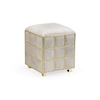 Wildwood Lamps Accent Seating SQUARE HIDE STOOL