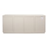 Sarreid Ltd Sideboards HOLLIS 4 DOOR SIDEBOARD, ANT WHITE