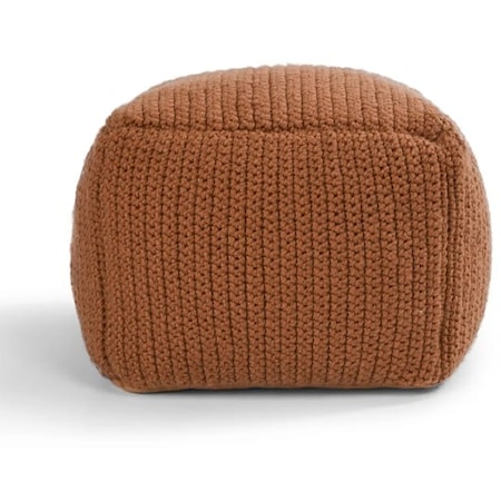 PERFORMANCE PRISM TERRACOTTA POUF