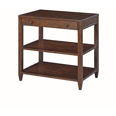 WIDE, RECTANGLE SIDE TABLE- COUNTRY