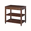 Oliver Home Furnishings End/ Side Tables WIDE, RECTANGLE SIDE TABLE- COUNTRY