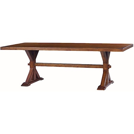 84" RECTANGLE DINING TABLE- COUNTRY