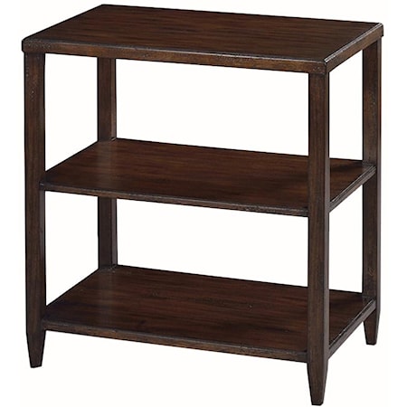 RECTANGLE TIERED END TABLE-COUNTRY